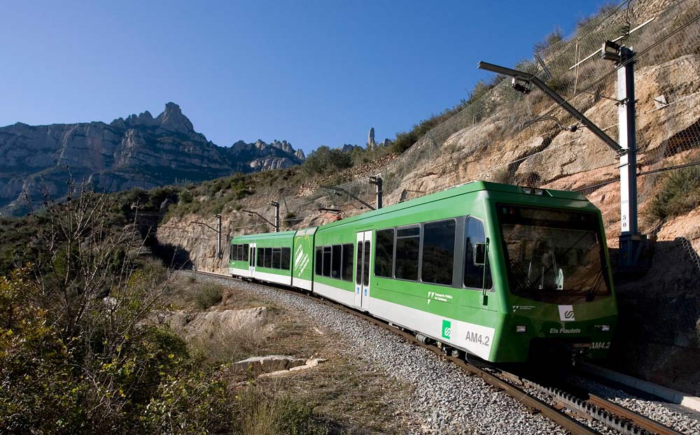 Montserrat rack train out of service from 9th to 12th May