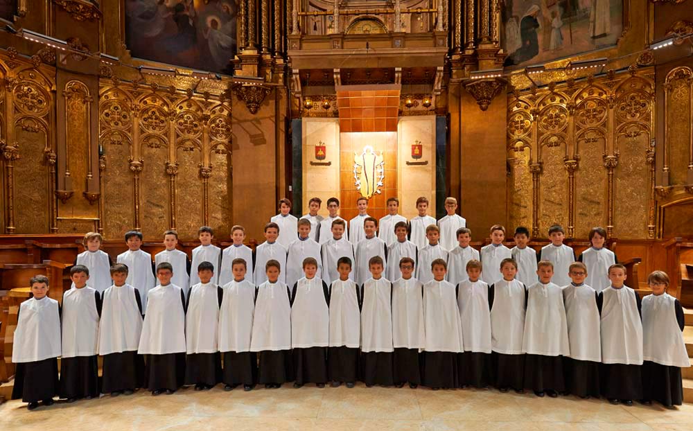 Wakacje dziecięcego chóru kościelnego w Montserrat